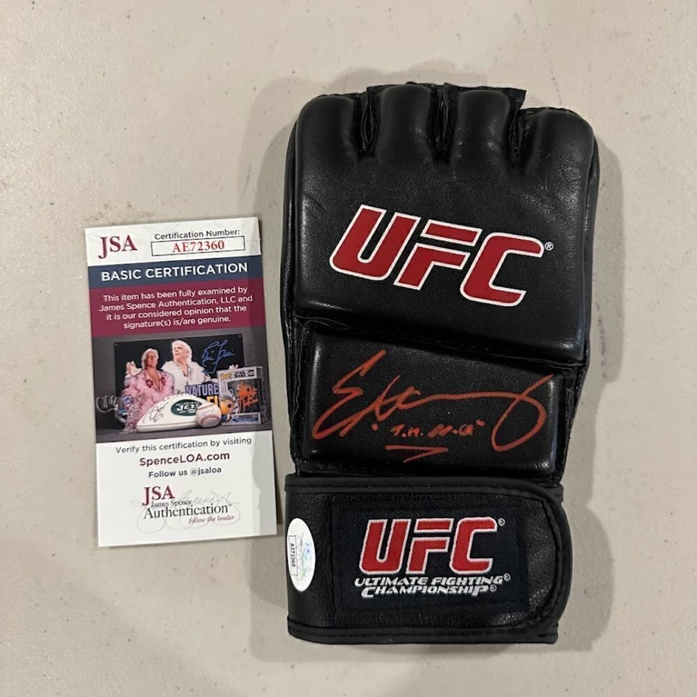Eddie Alvarez signed autographed UFC glove JSA #AE72359
